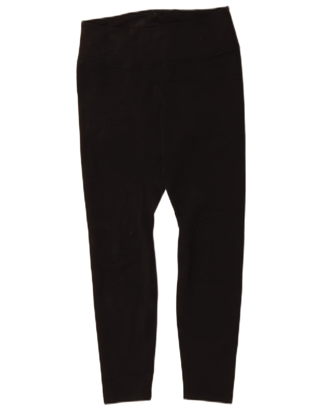 NIKE Womens Dri Fit Graphic Capri Leggings UK 12 Medium Black Polyester