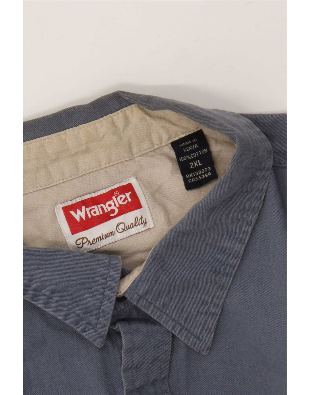 Wrangler muška košulja 2XL plavi pamuk