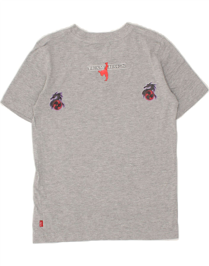 LEVI'S Boys Graphic T-Shirt Top 10-11 Years Medium  Grey Cotton Vintage Levi's and Second-Hand Levi's from Messina Hembry 