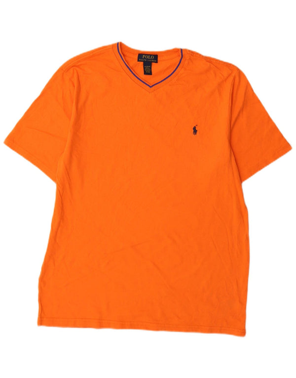 Polo Ralph Lauren majica kratkih rukava za dječake 15-16 godina XL narančasti pamuk