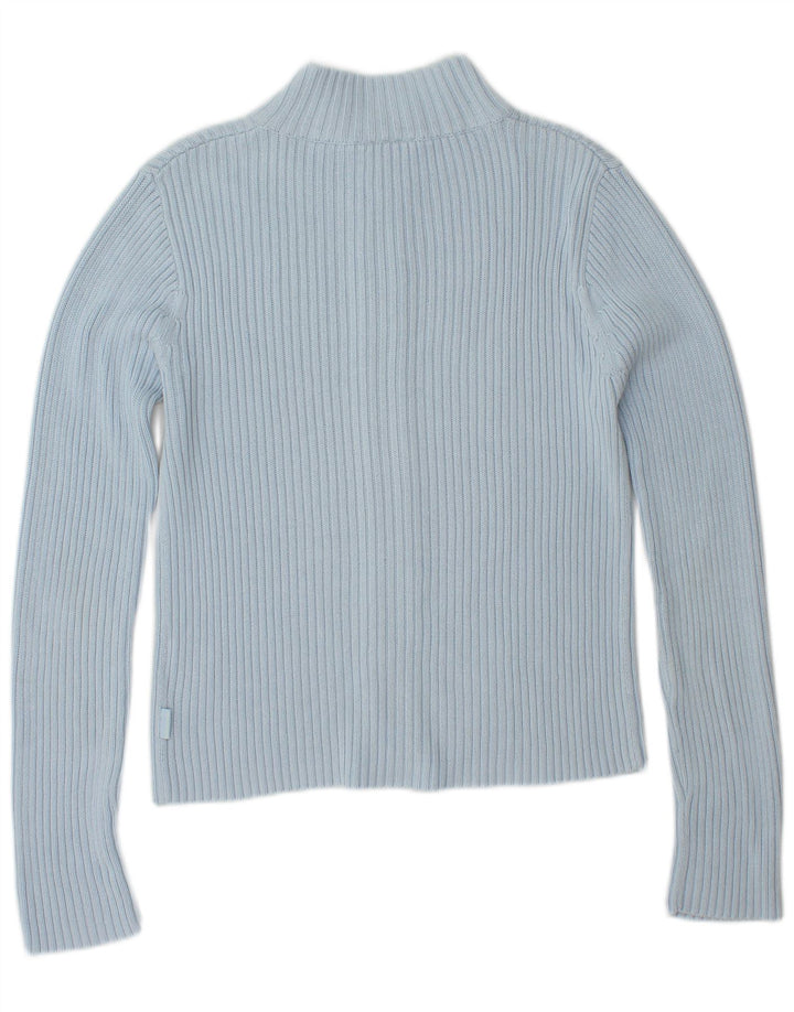 TOM TAILOR Ženski kratki kardigan pulover UK 12 Srednje plava