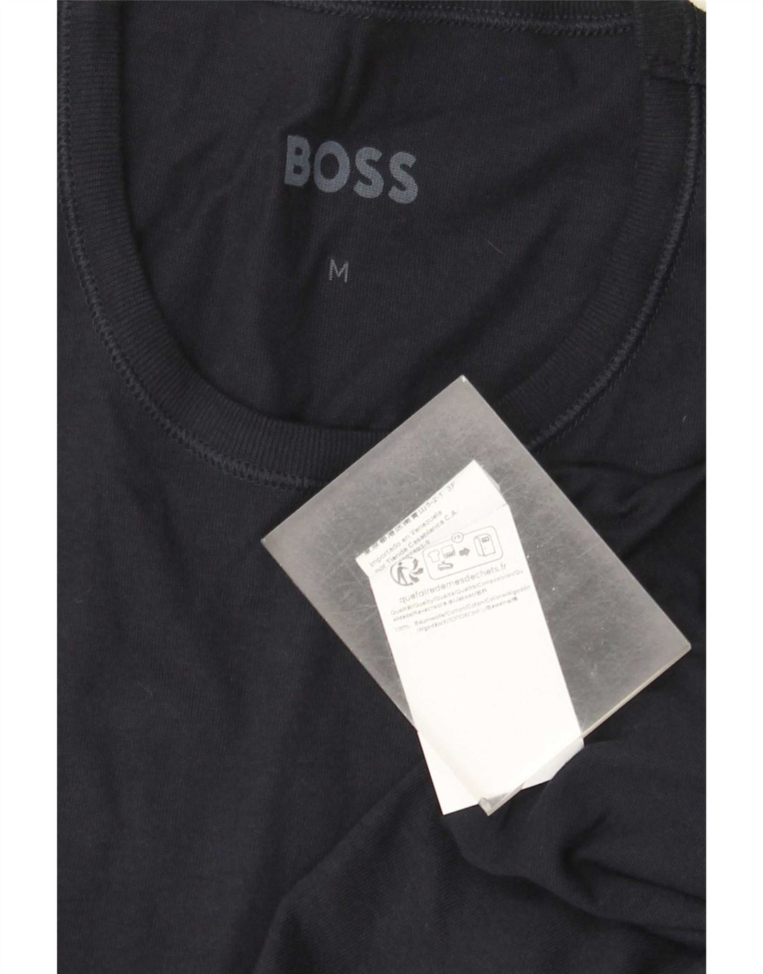 Hugo Boss muška majica kratkih rukava srednje tamnoplavi pamuk