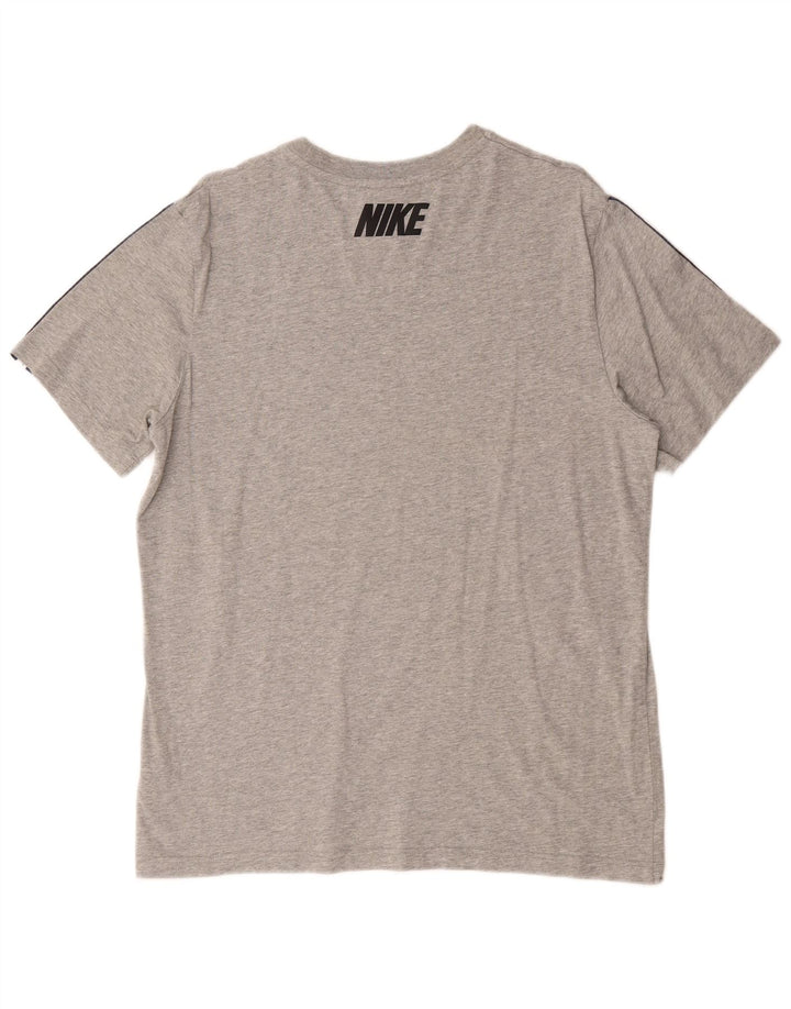 Nike muška majica s grafičkim motivima, veliki sivi pamuk