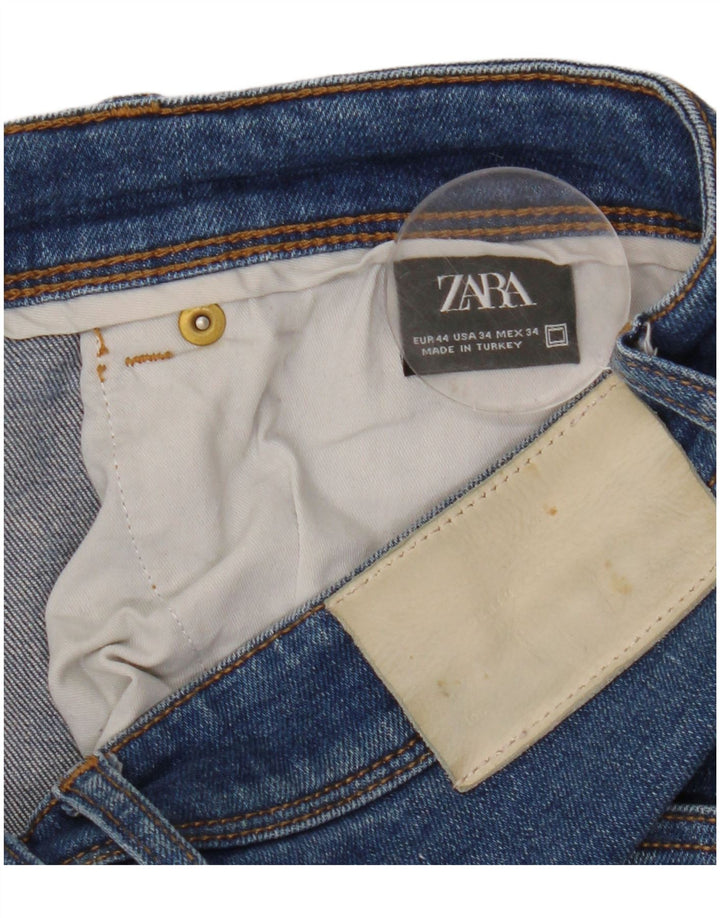 Zara muške uske traperice EU 44 Large W34 L30 Plave