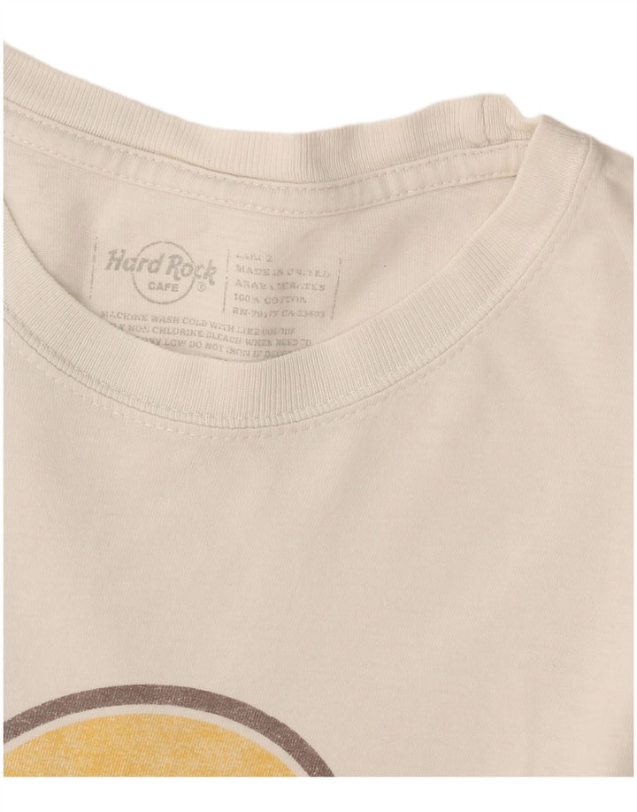 Hard Rock Cafe Muška majica kratkih rukava s grafičkim motivima Srednji bijeli pamuk