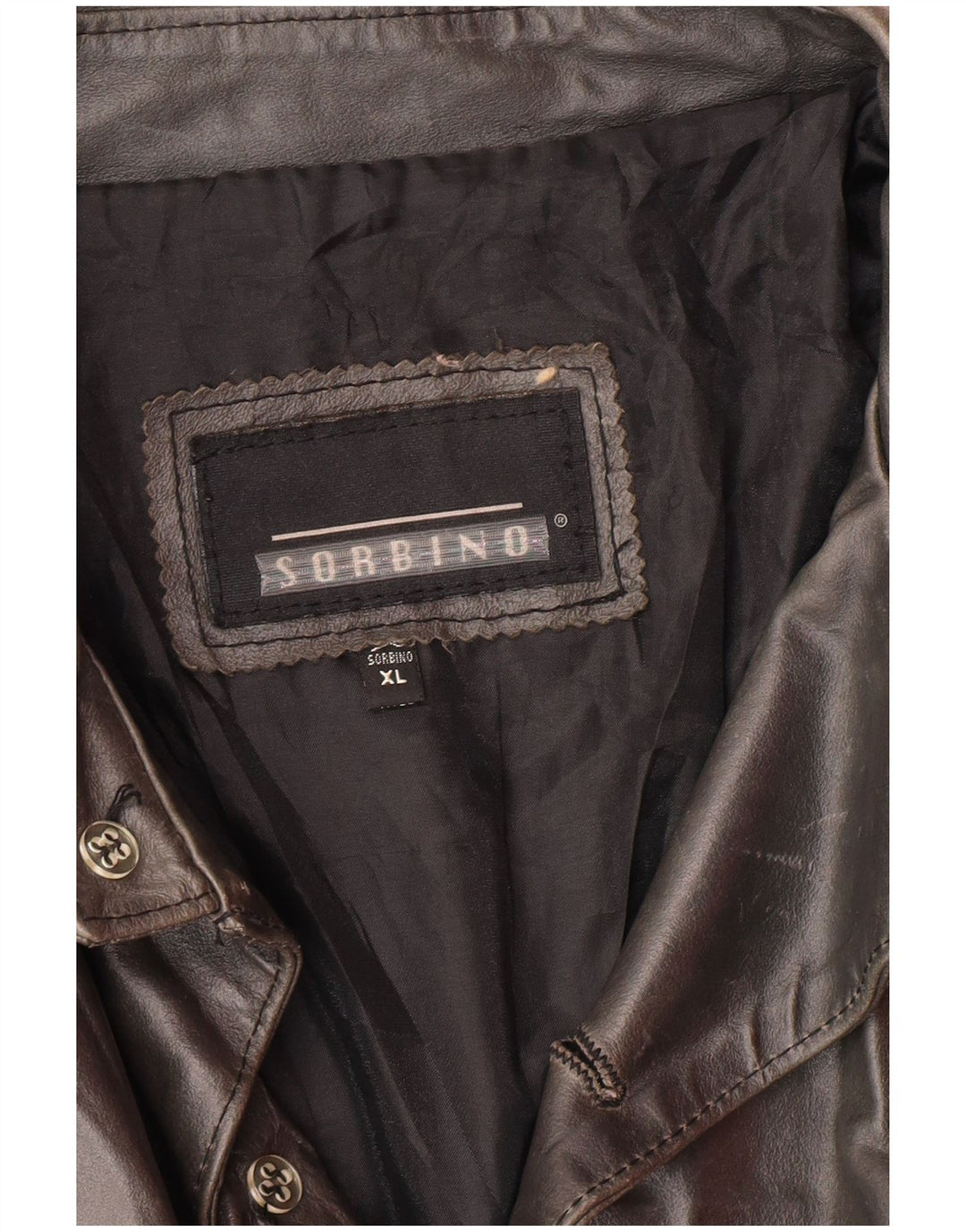 SORBINO muška kožna jakna UK 42 XL siva