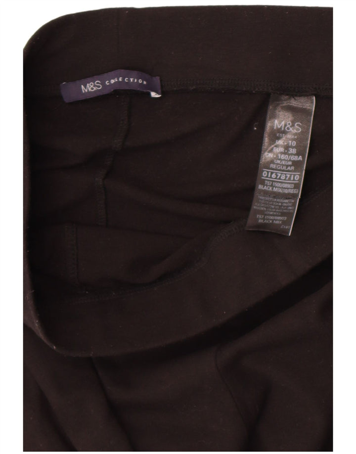 Marks & Spencer ženske tajice UK 10 male crne poliesterske