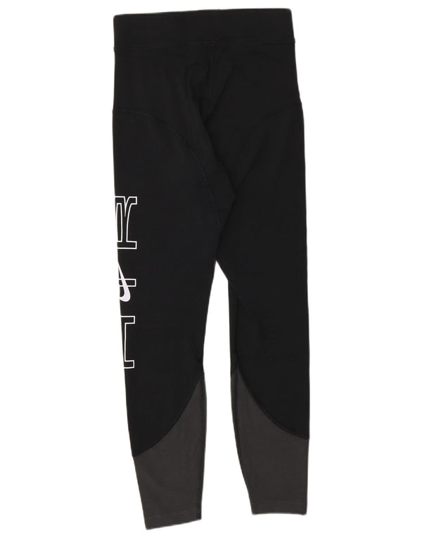 Nike ženske grafičke tajice UK 8 male crne pamučne sportske