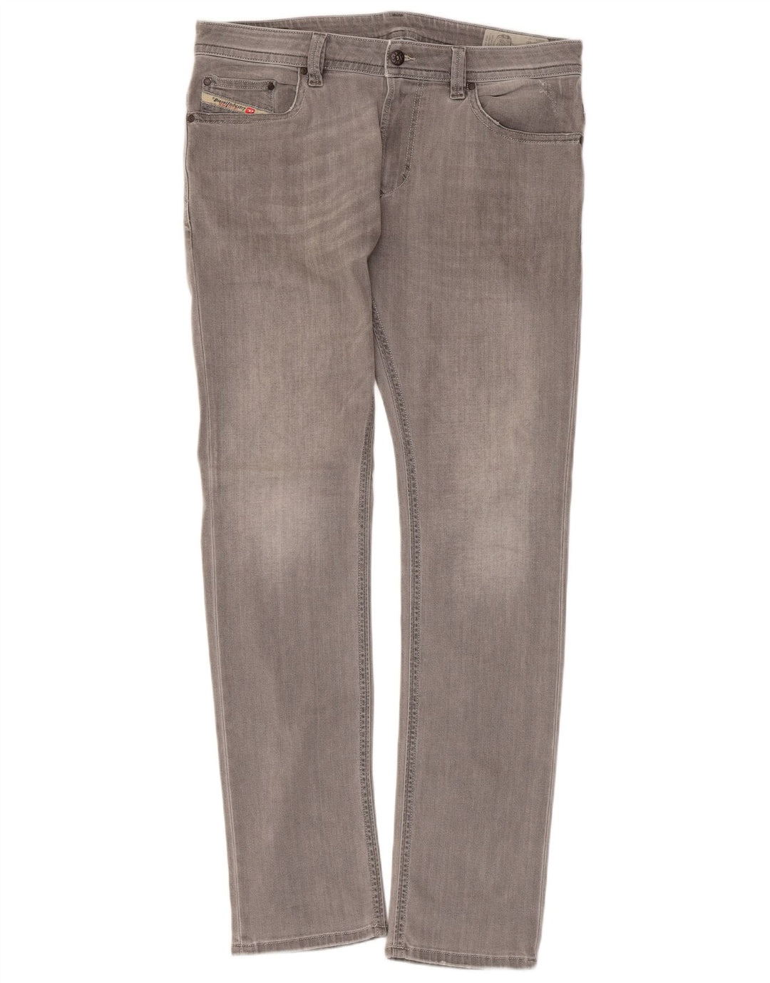 DIESEL Ženske Thavar uske traperice W34 L32 Sivi pamuk