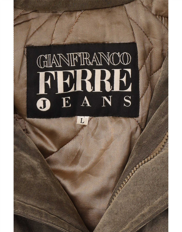 Gianfranco Ferre muška parka jakna s kapuljačom UK 40 velika siva