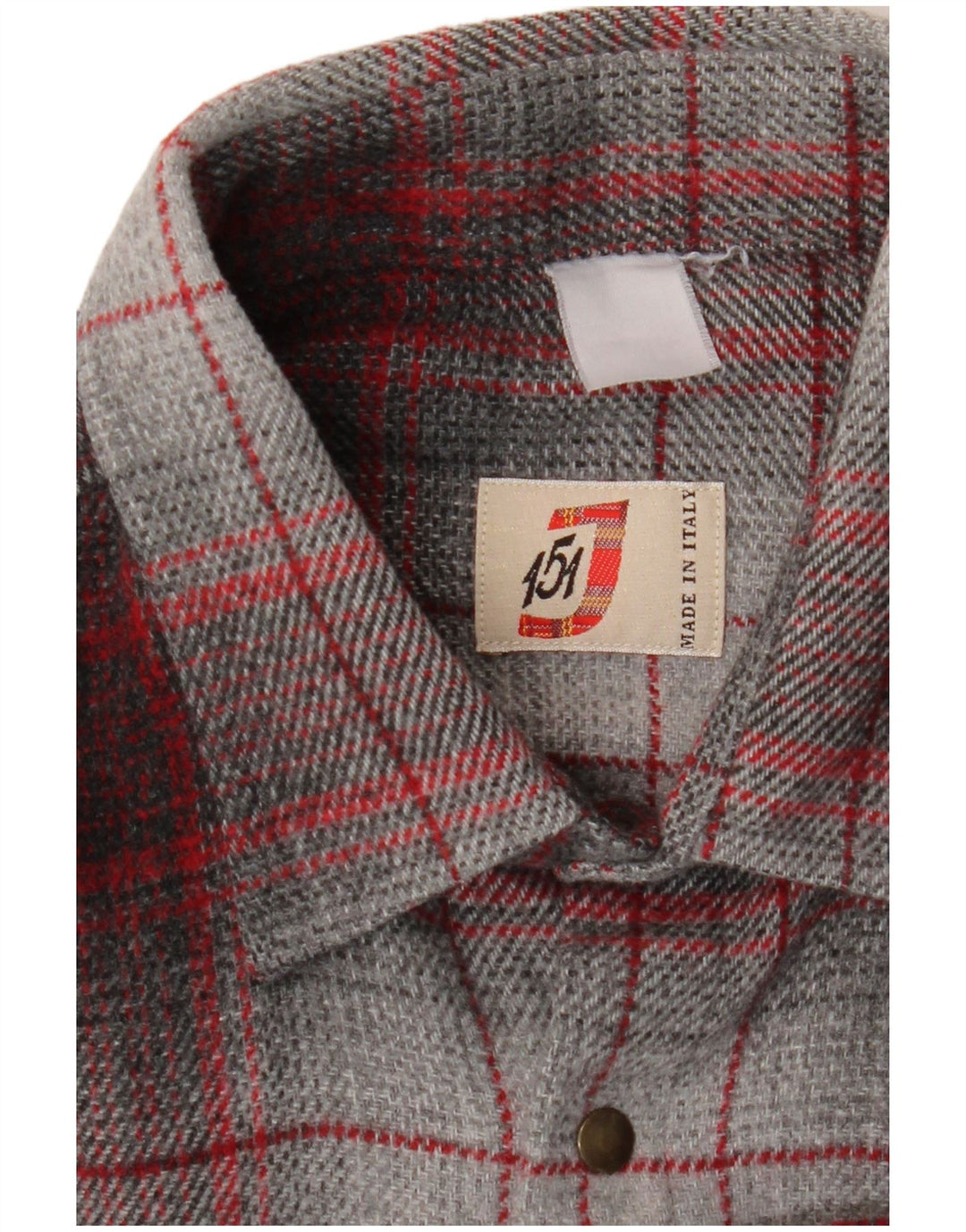 VINTAGE muška flanelska košulja XL tamnocrvena