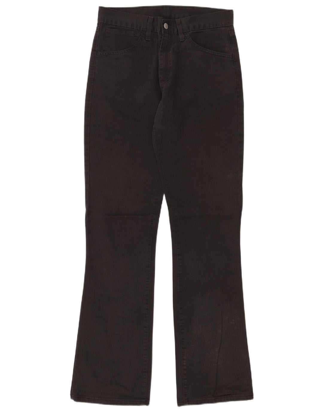 Levi's Ženske Bootcut traperice W30 L32 crni pamuk