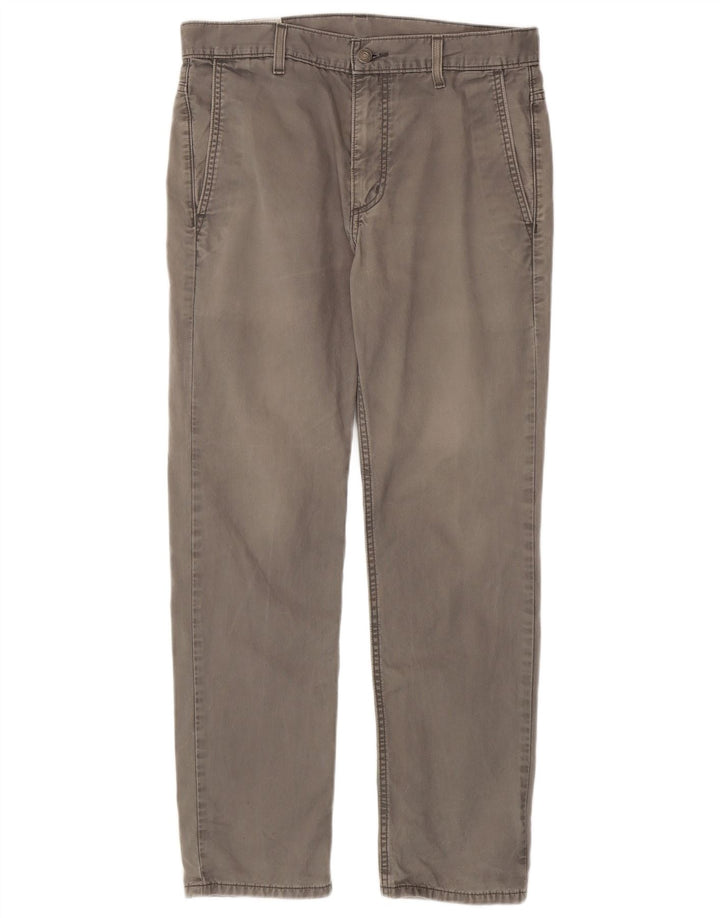 Levi's muške uske chino hlače W31 L30 sivi pamuk