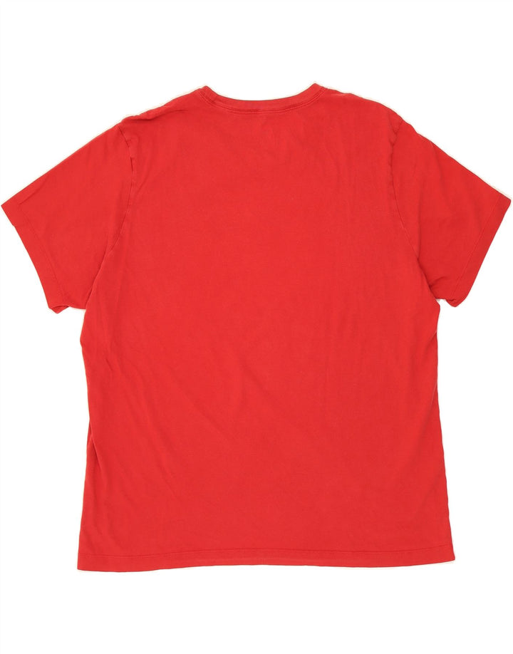 NIKE Mens Graphic T-Shirt Top XL Red Vintage Nike and Second-Hand Nike from Messina Hembry 
