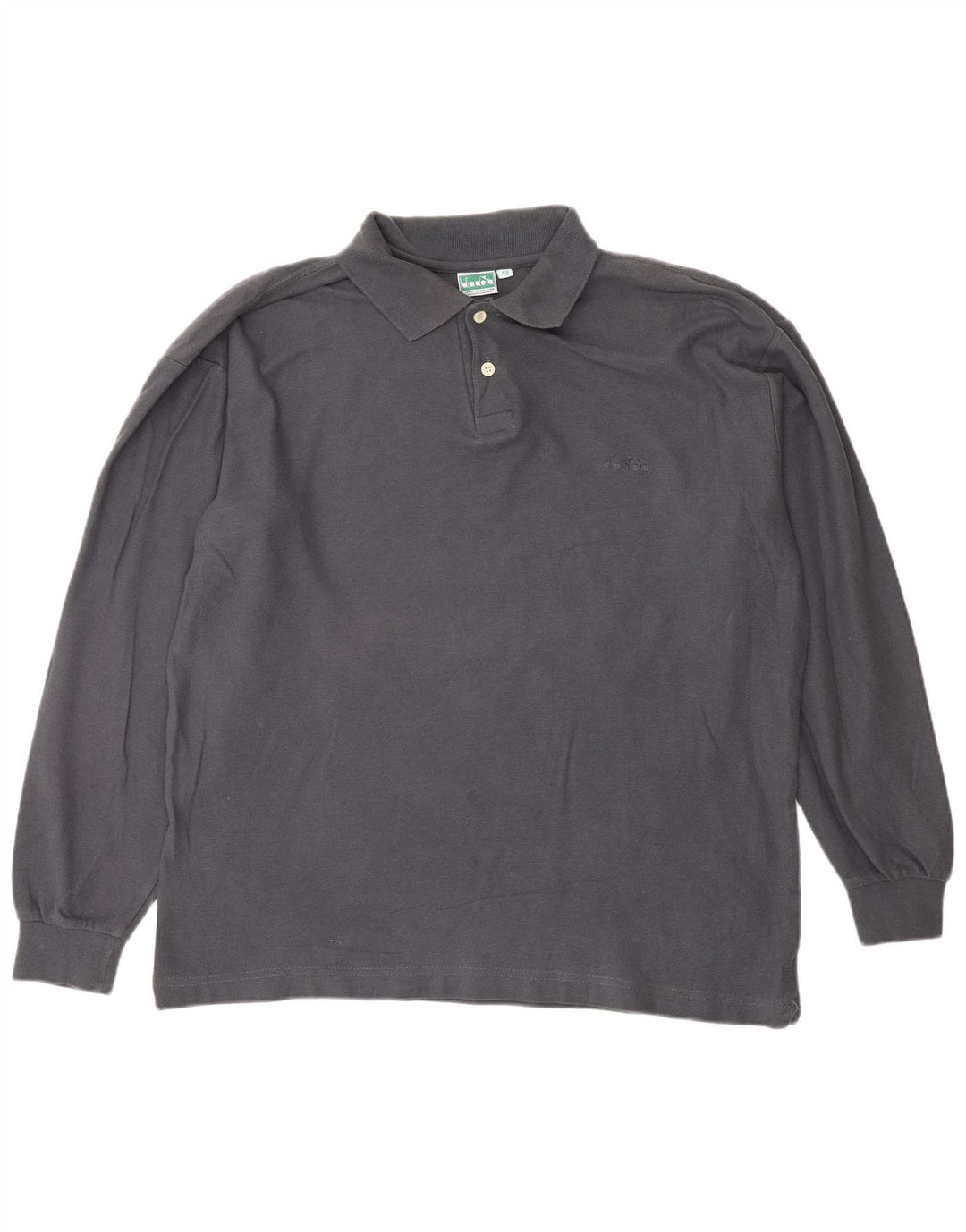 DIADORA Muška polo majica dugih rukava IT 48 srednje sivi pamuk