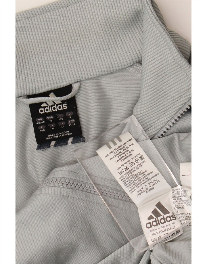 Adidas muška trenirka široka jakna UK 40/42 srednje sivi poliester