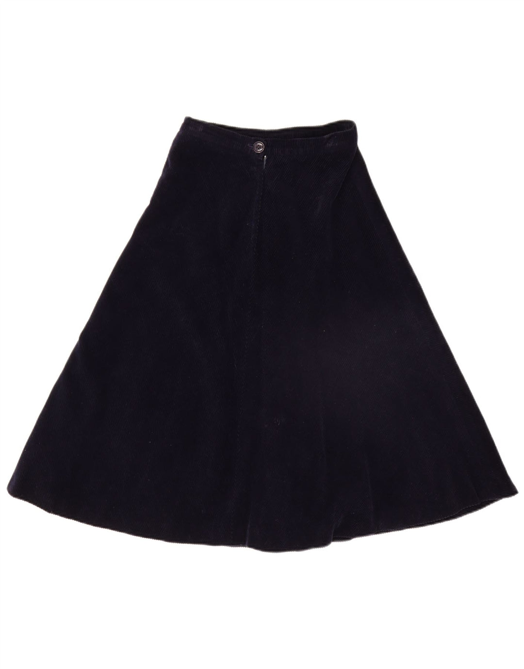 PIERRE D'ALBY Ženska dvodijelna suknja od samta UK 10 Mala W24 tamnoplava