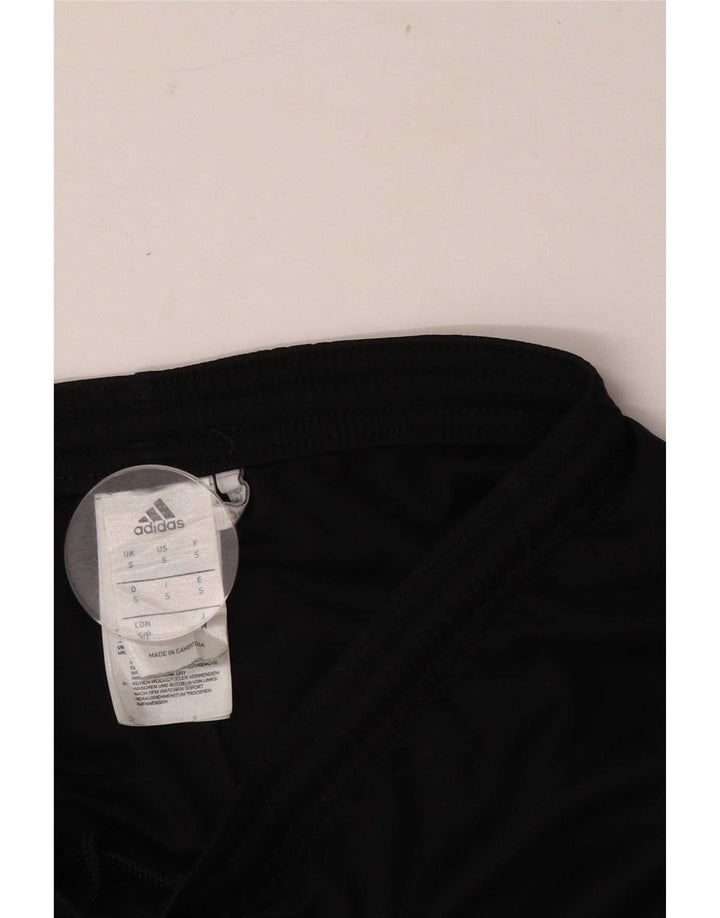 Adidas muške obične sportske kratke hlače male crne poliesterske boje