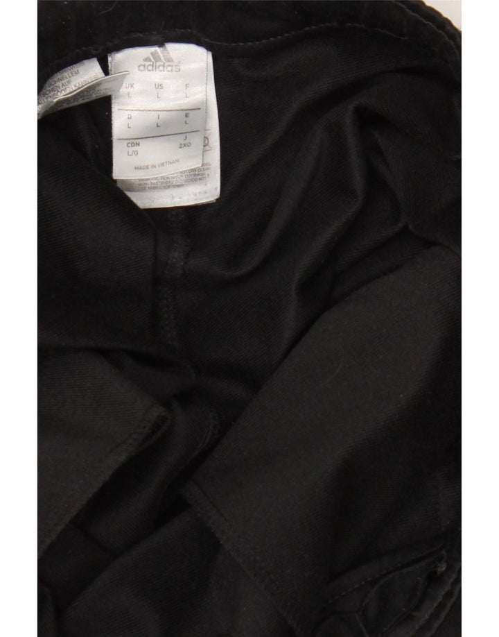 Adidas muška trenirka hlače Joggers veliki crni poliester u boji