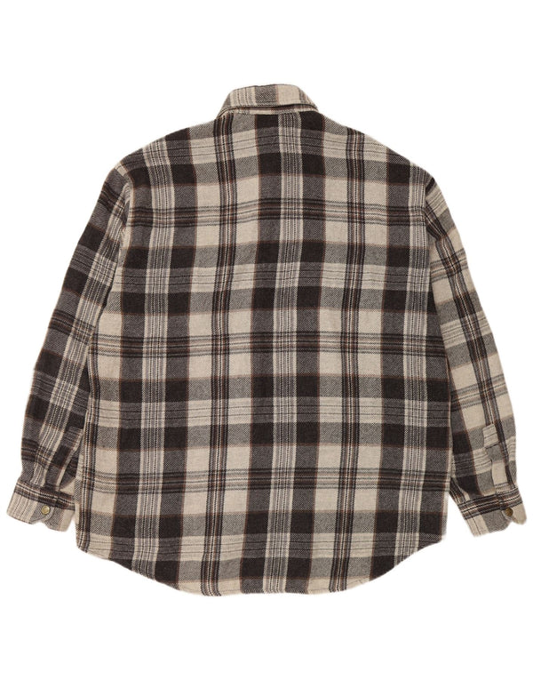 European Project muška flanelska košulja 2XL siva karirana akril