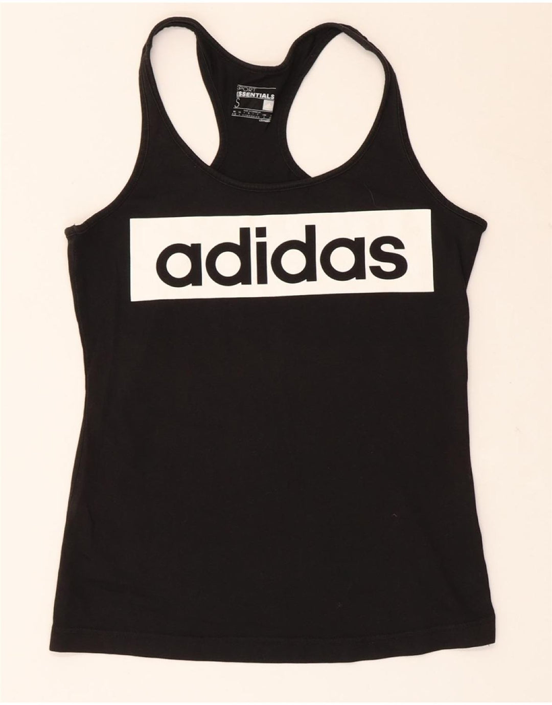 ADIDAS Ženski Climalite Graphic Vest Top UK 8/10 Small Black