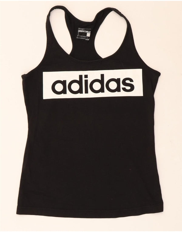 ADIDAS Ženski Climalite Graphic Vest Top UK 8/10 Small Black