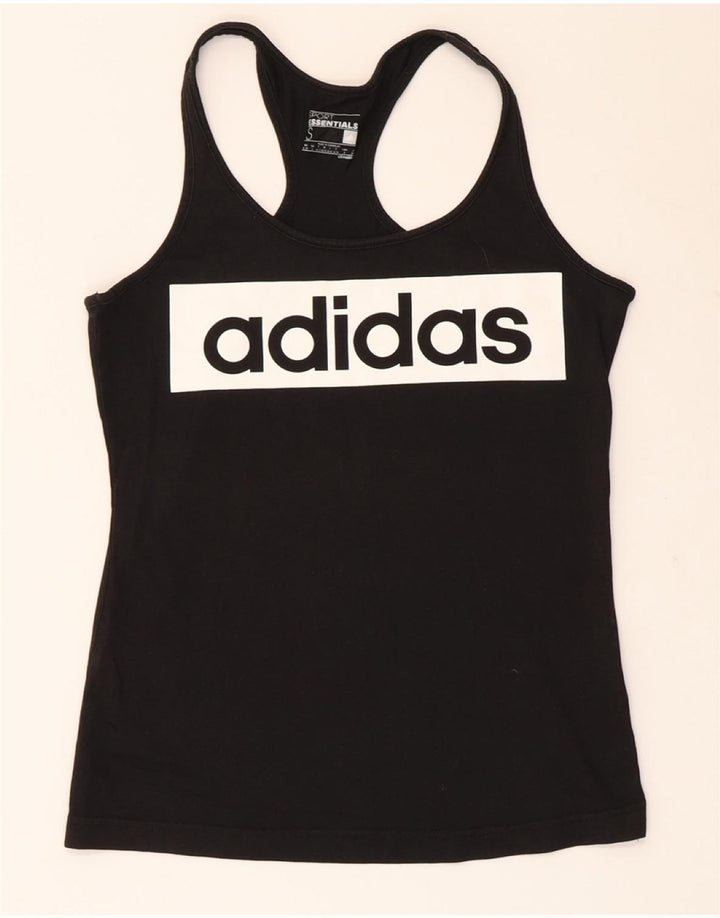 ADIDAS Ženski Climalite Graphic Vest Top UK 8/10 Small Black