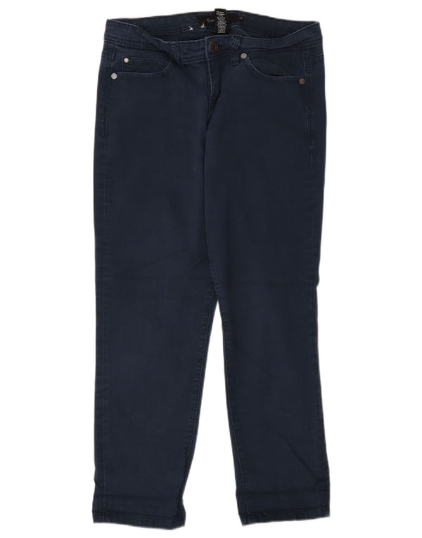 Calvin Klein ženske ravne ležerne hlače US 8 male W28 L26 tamnoplave