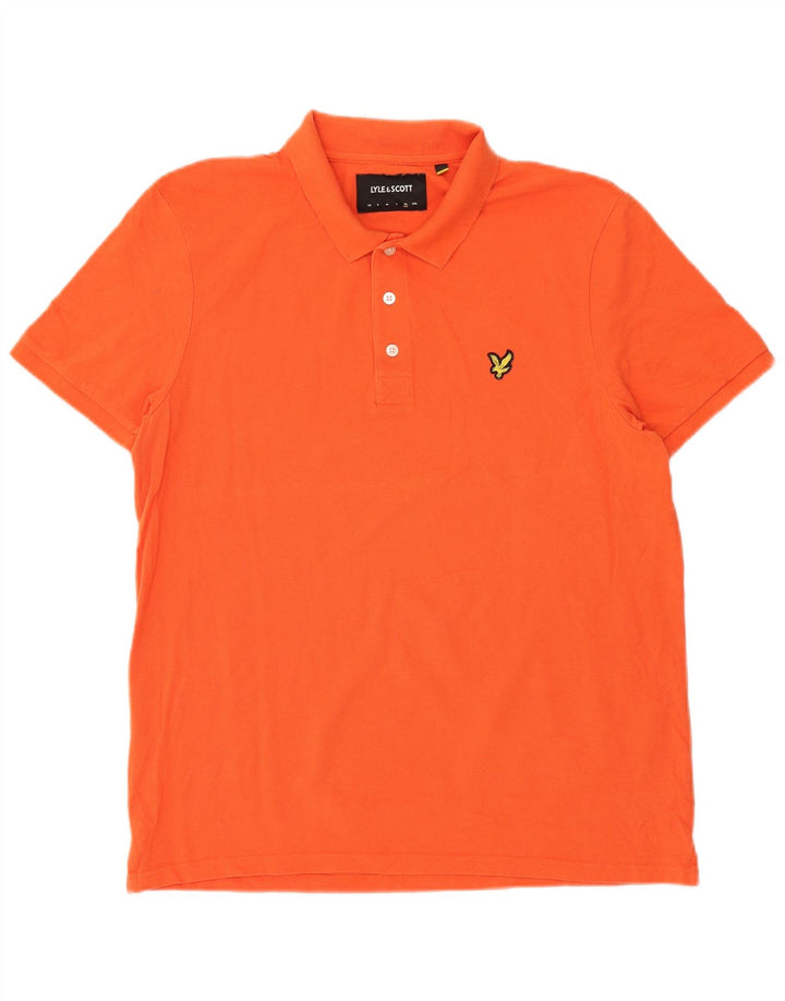 Lyle & Scott muška polo majica XL narančasti pamuk