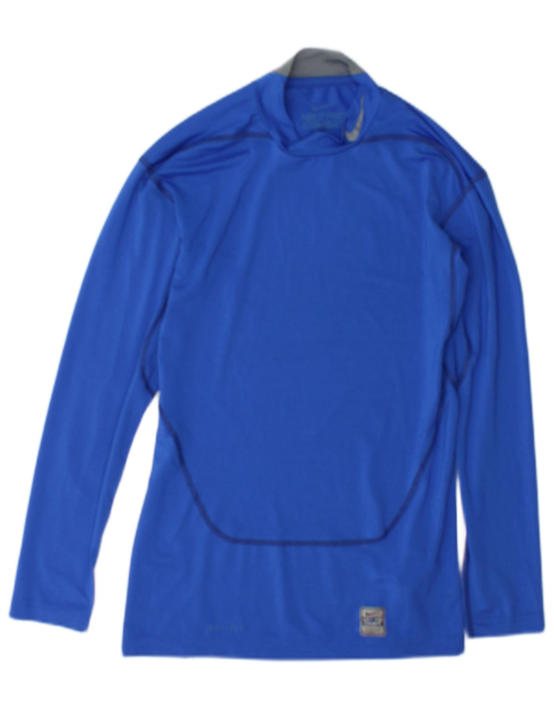 Nike muški Dri Fit top dugih rukava mali plavi poliester