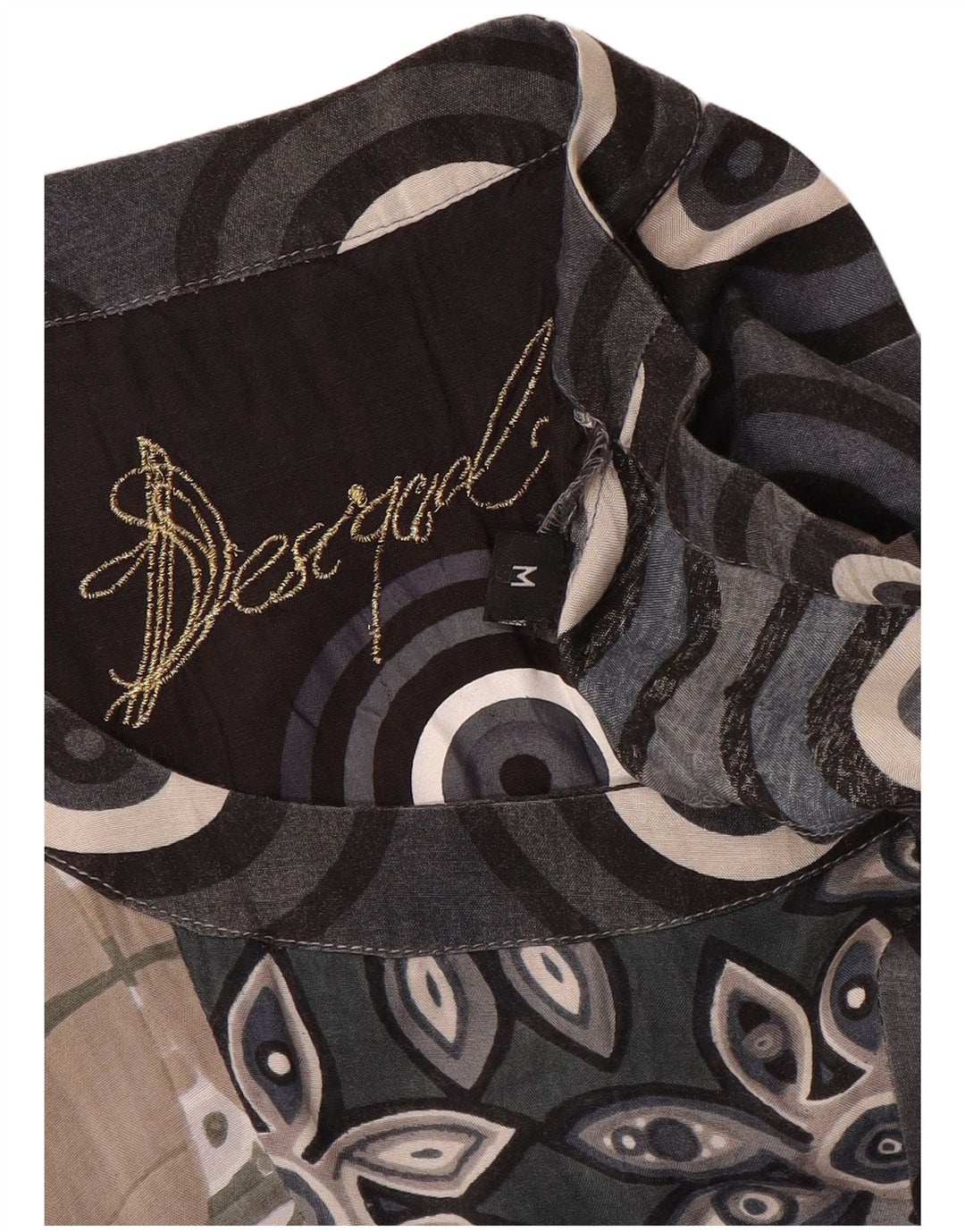 Desigual ženska haljina A-kroja UK 12 srednje višebojnih geometrijskih dimenzija