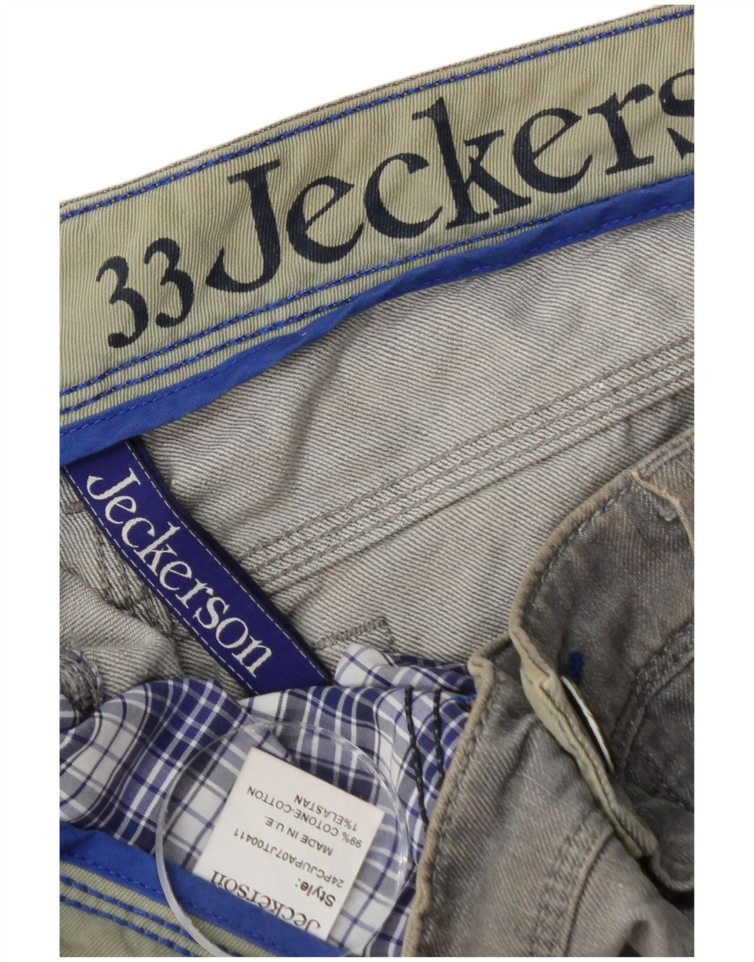 Jeckerson ženske uske traperice W33 L29 sivi pamuk