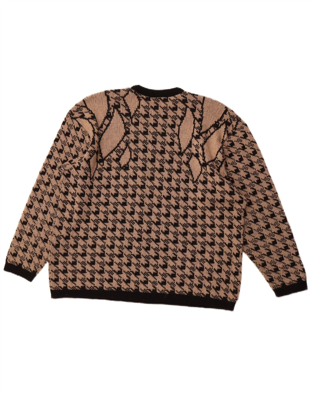 MERRY FINN Ženski džemper s okruglim izrezom UK 18 XL Smeđa ptičica