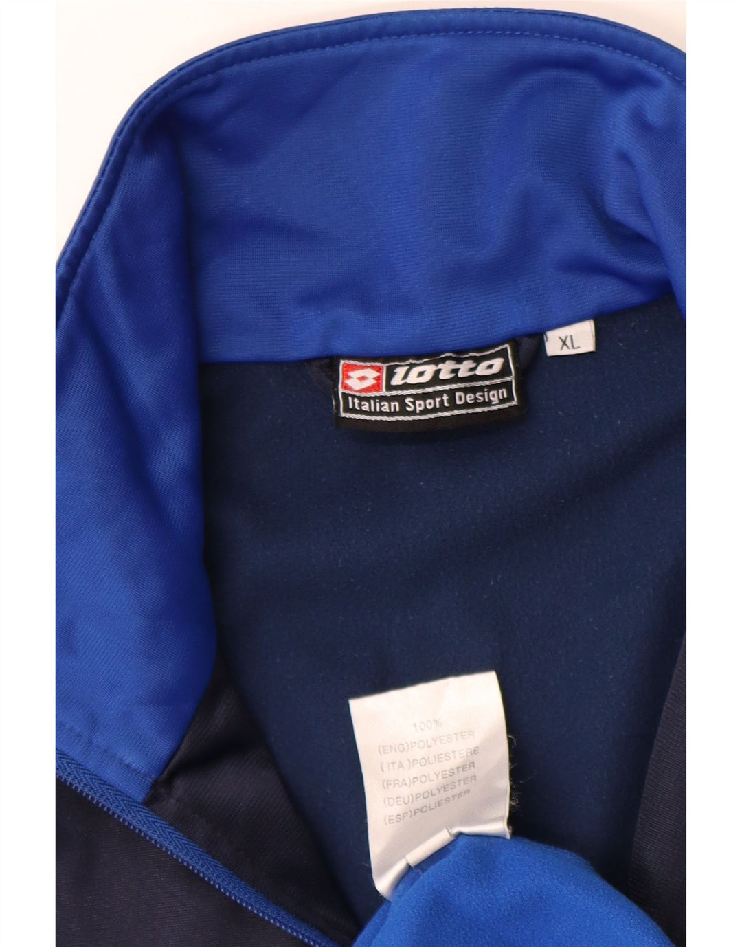 LOTTO muška trenirka, gornja jakna XL, poliester plave boje