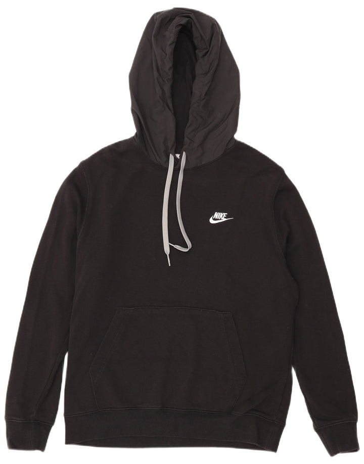 Nike muška majica s kapuljačom srednje veličine, crni pamuk