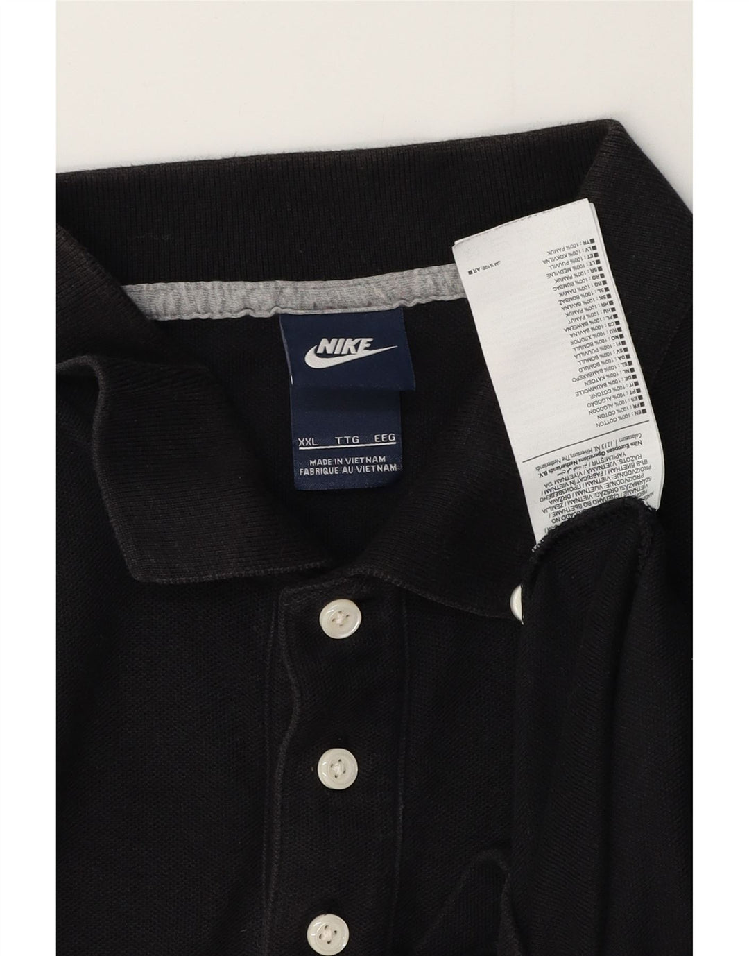 NIKE muška polo majica 2XL crni pamuk