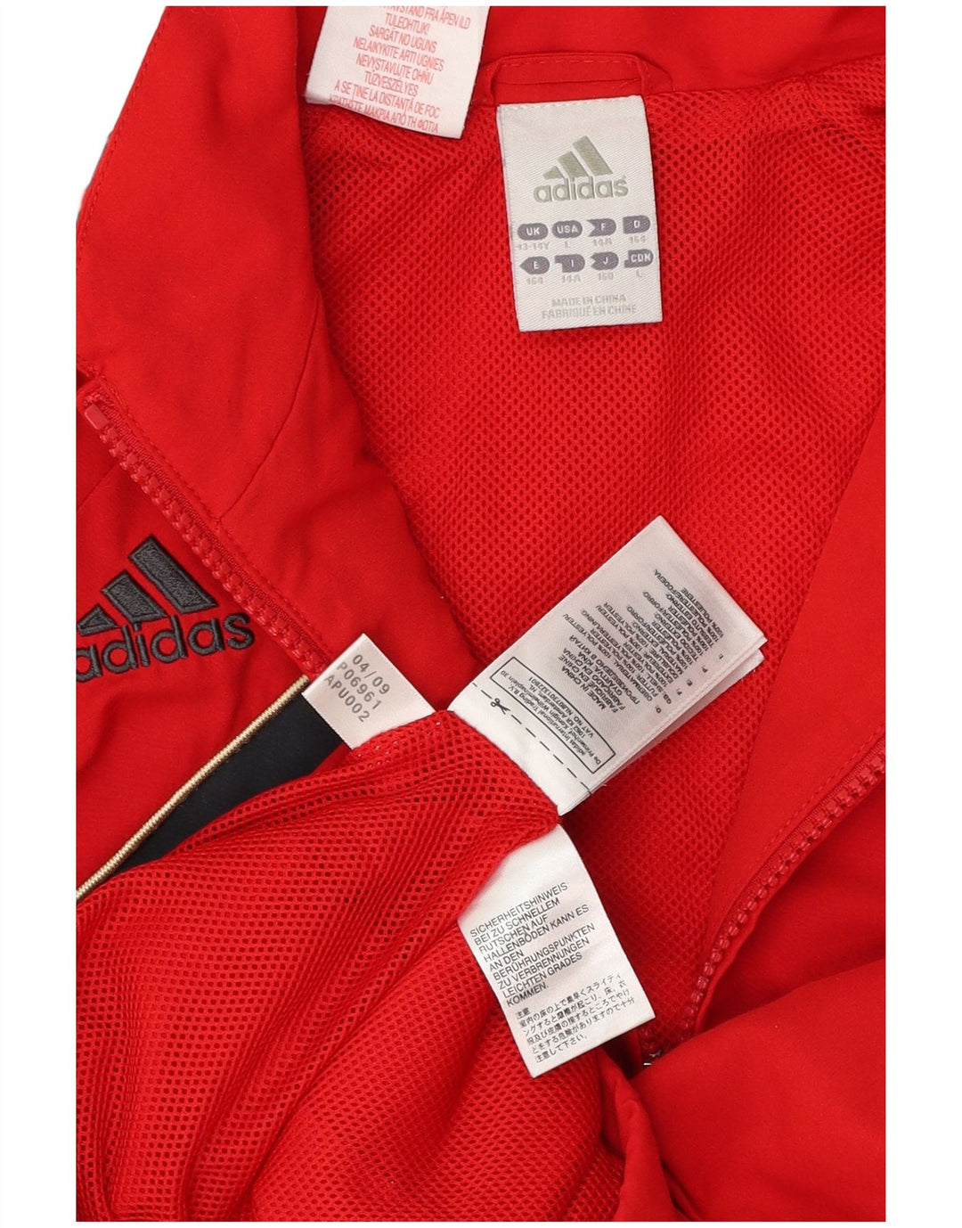 ADIDAS Boys Liverpool Trenirka Gornja jakna 13-14 godina Red Colourblock