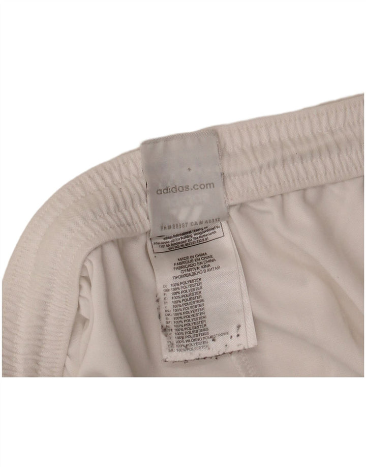 ADIDAS muške sportske kratke hlače Climalite srednje bijele boje od poliestera