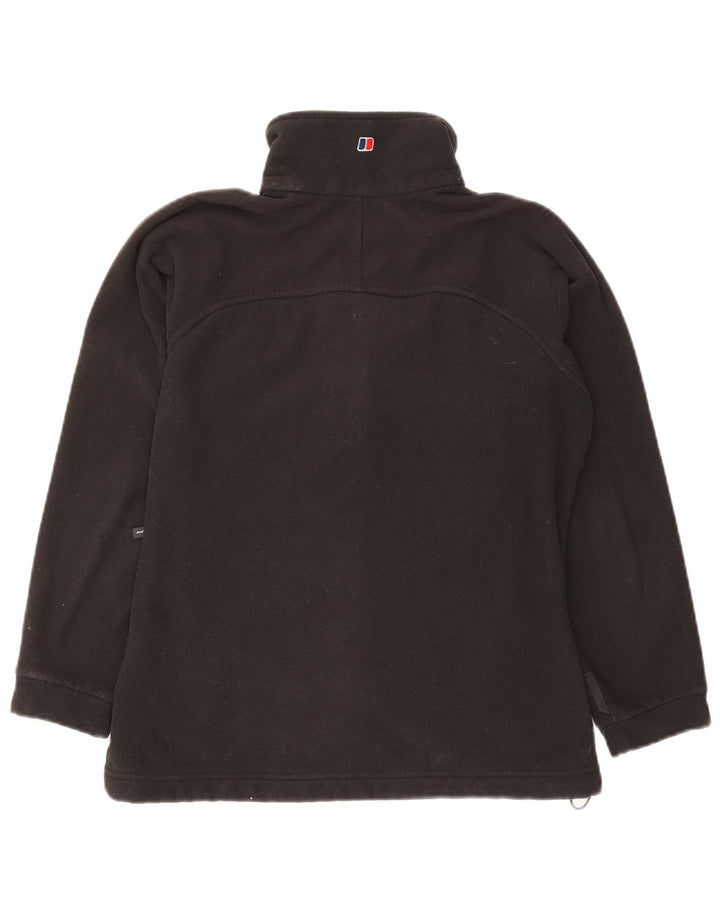 Berghaus velika ženska jakna od flisa UK 10, mali crni poliester