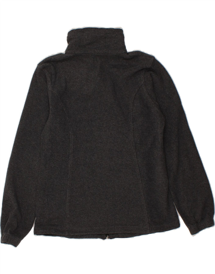 COLUMBIA Womens Fleece Jacket UK 10 Small Grey Polyester Vintage Columbia and Second-Hand Columbia from Messina Hembry 