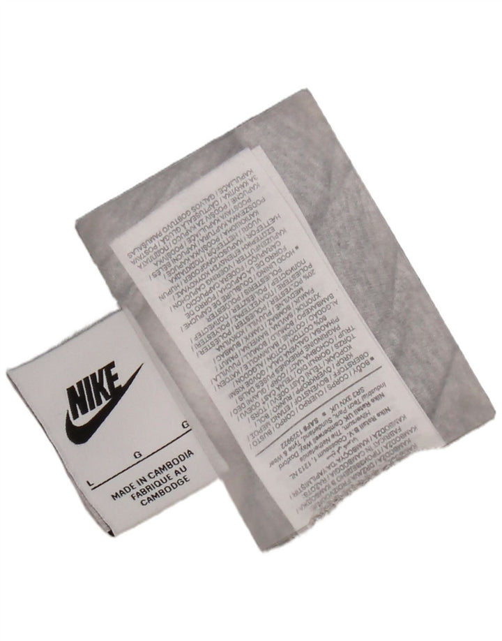 Nike muška majica s kapuljačom s kapuljačom, veliki sivi pamuk