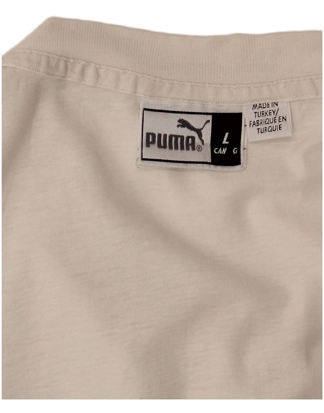 PUMA Muška velika bijela majica s grafičkim motivima