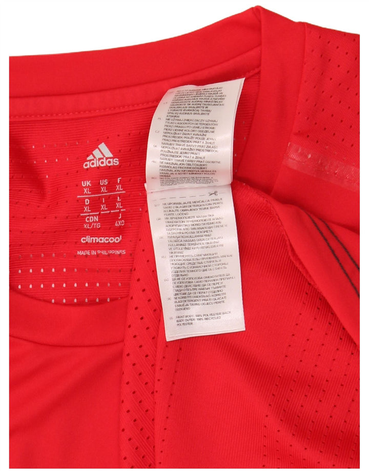 Adidas muška Climacool majica kratkih rukava XL crveni poliester