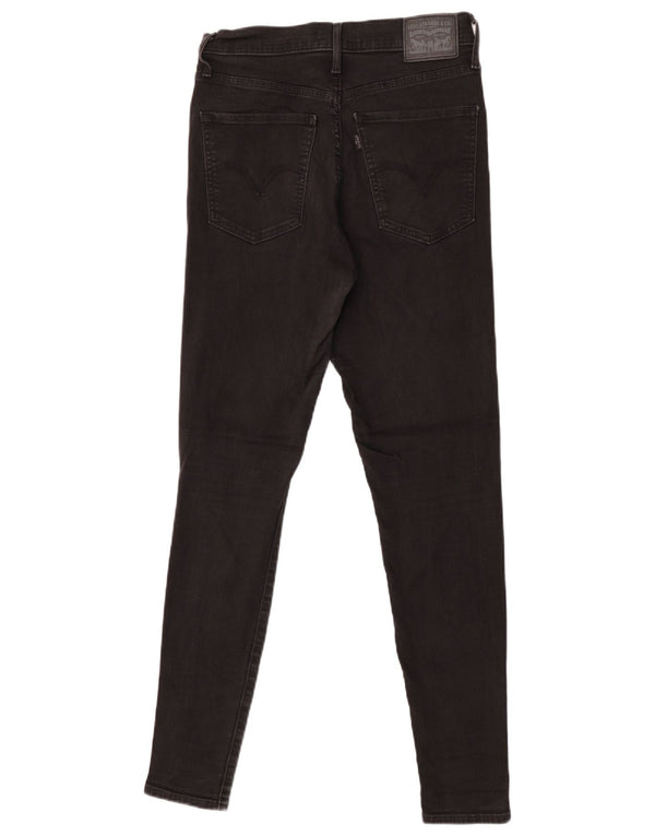 Levi's Womens Mile High Super Skinny Jeans W29 L30 Grey Cotton