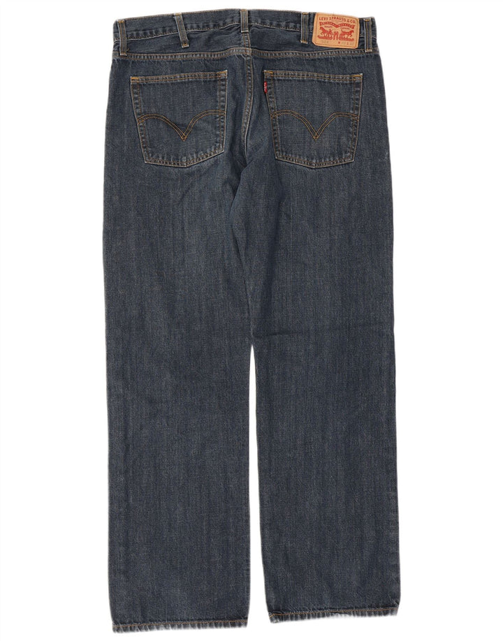 Levi's muške 514 ravne traperice W38 L32 plavi pamuk