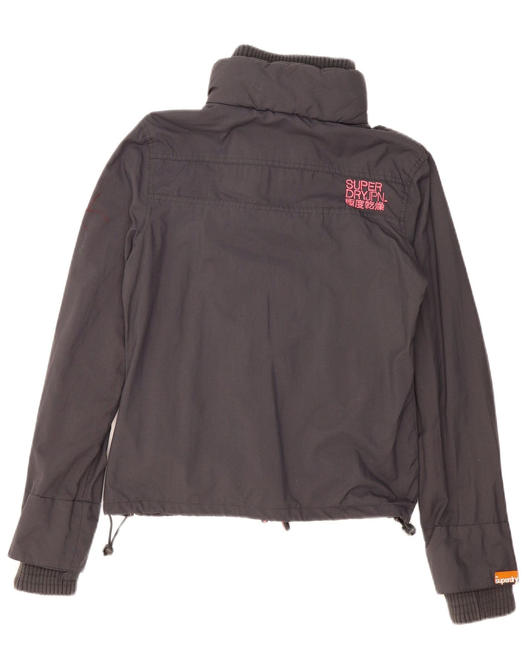 Superdry ženska bomber jakna UK 14 Srednji crni najlon