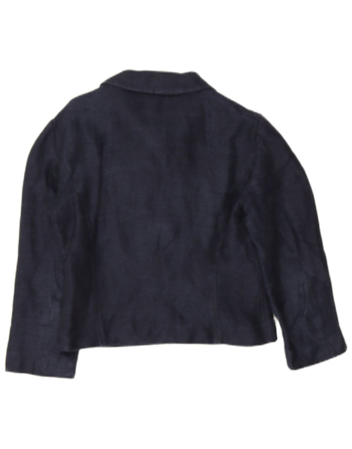 Aspesi ženski plavi kaput s 3/4 rukavima IT 40 Small Blue Linen
