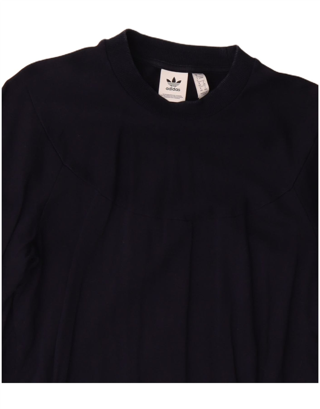 Adidas Ženska majica s kratkim rukavima UK 8 Mali tamnoplavi pamuk