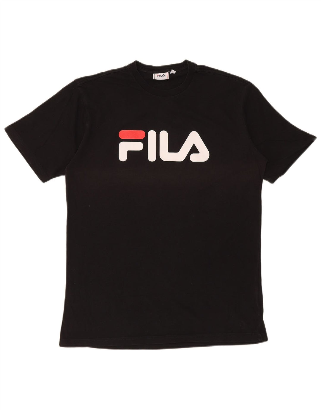 Fila Muška majica kratkih rukava s grafičkim motivima Mala crna pamučna majica