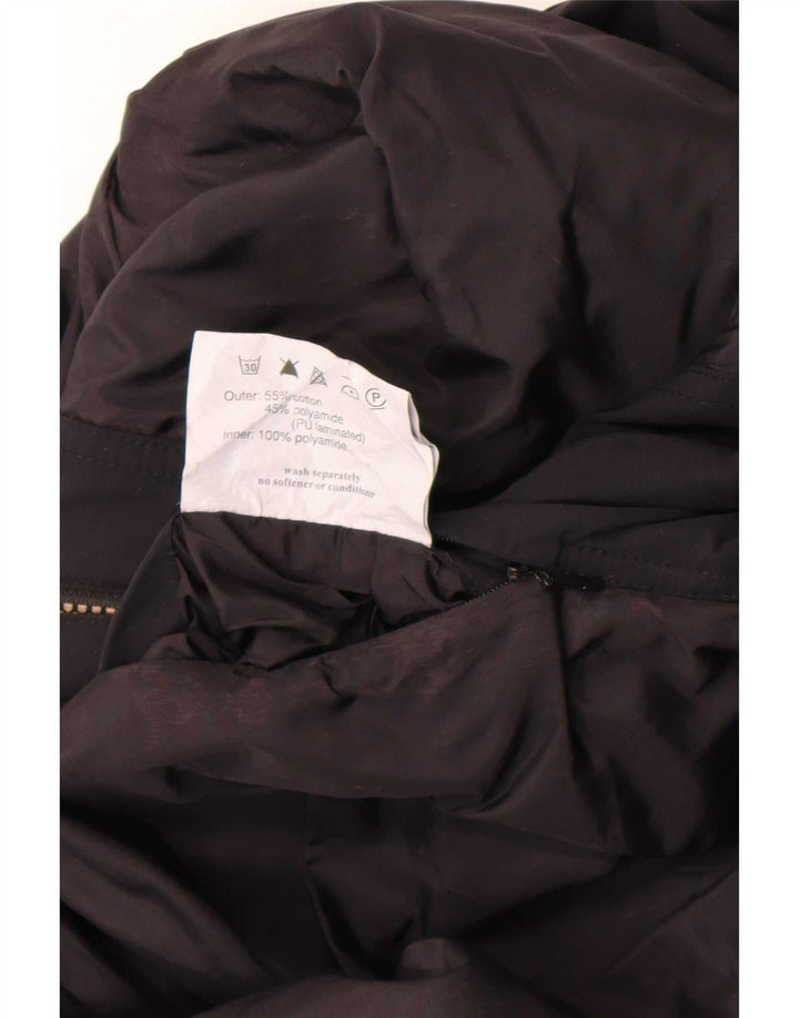 Barbour ženska kišna jakna s kapuljačom UK 14, veliki crni pamuk